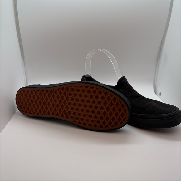 Vans Black Slip-On Sneakers Casual Comfort - Picture 4 of 5